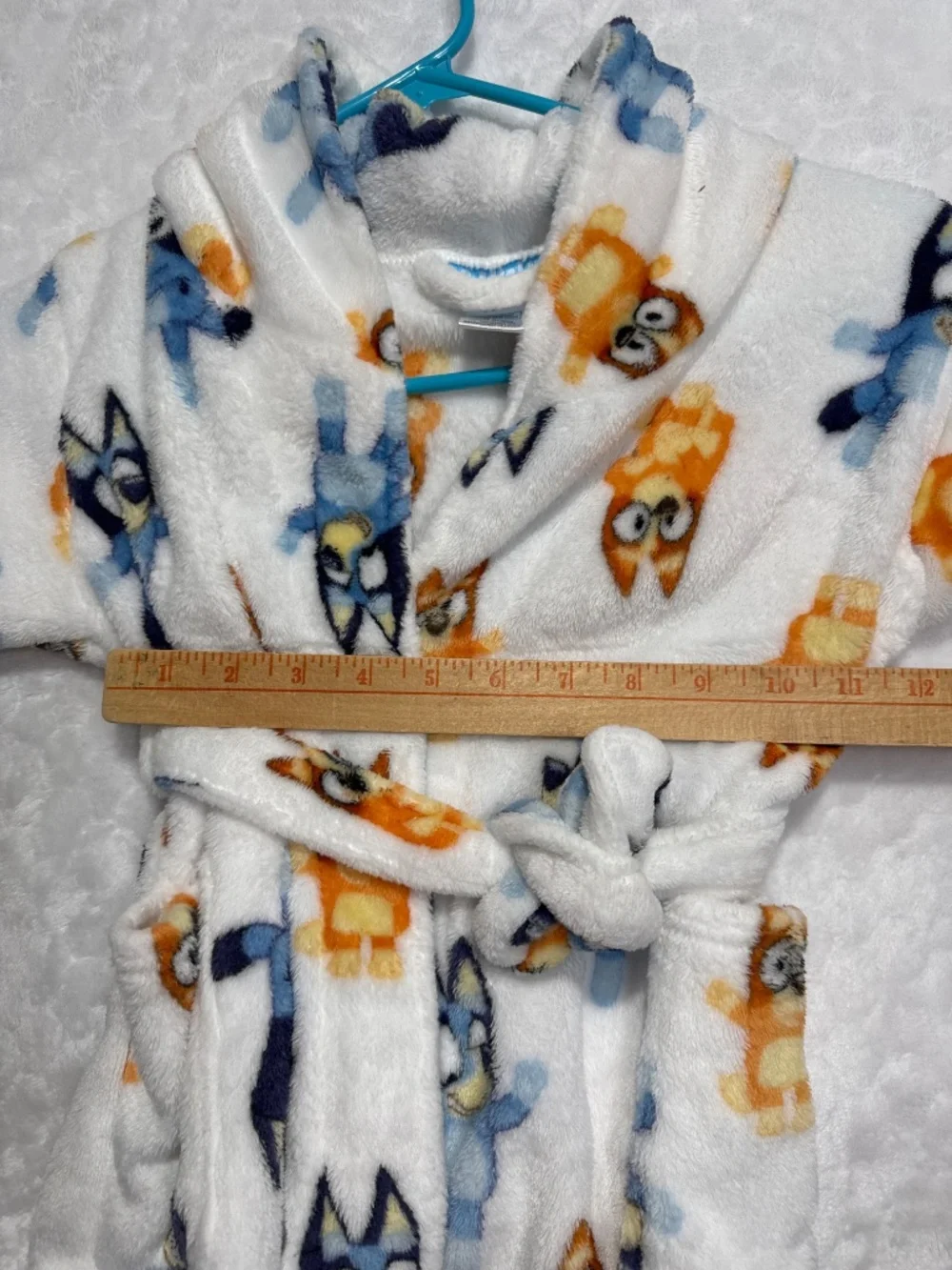 Bluey plush bathrobe